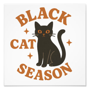 Impression Photo saison des chats noirs