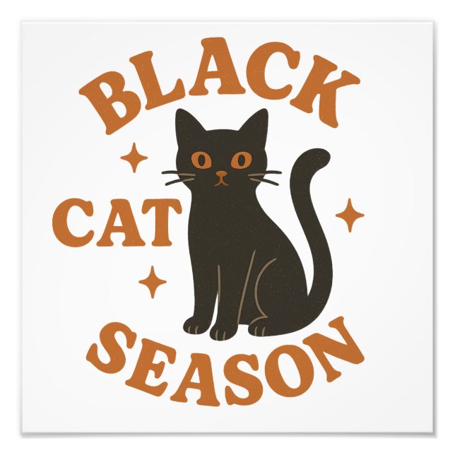 Impression Photo saison des chats noirs (Devant)