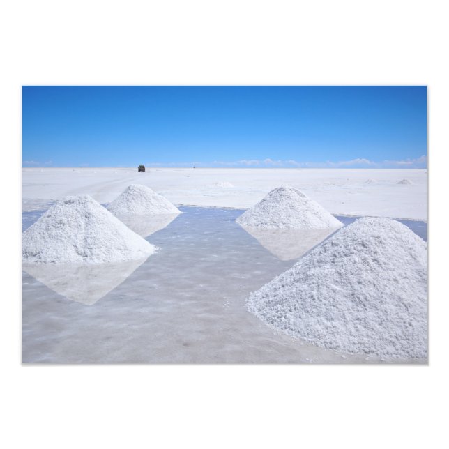 Impression Photo Salar de Uyuni - Sel flats (Devant)