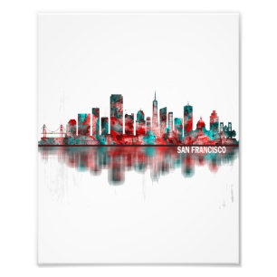 Impression Photo San Francisco California Skyline