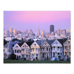 Impression Photo San Francisco, Californie. Vue sur le Victoria