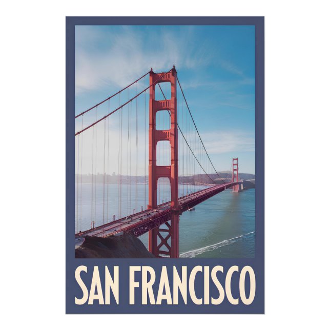 Impression Photo San Francisco USA vintage (Devant)