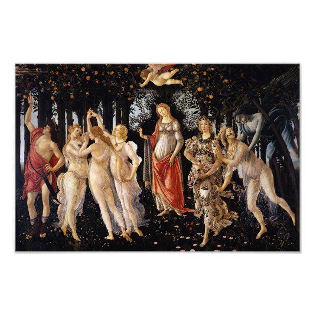 Impression Photo Sandro Botticelli - Le Printemps (Devant)