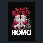 Impression Photo Santas Favori Homo Gay Christmas LGBTQ Pride<br><div class="desc">Santas Favori Homo Gay Christmas LGBTQ Pride</div>
