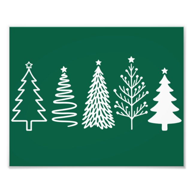 Impression Photo Sapin de Noël  (Devant)