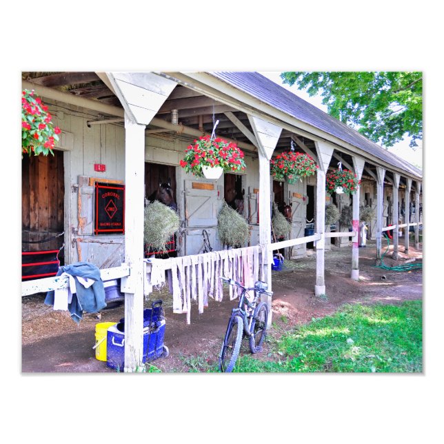 Impression Photo Saratoga Stables "Refuge pour chevaux" (Devant)