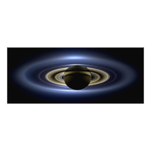 Impression Photo Saturne éclipse le Soleil vu de l'orbiteur Cassini