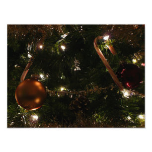 Impression Photo Scène de vacances de l'arbre de Noël III