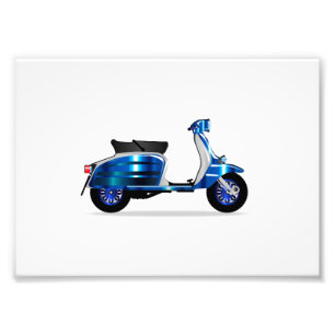 Impression Photo Scooter des années 60