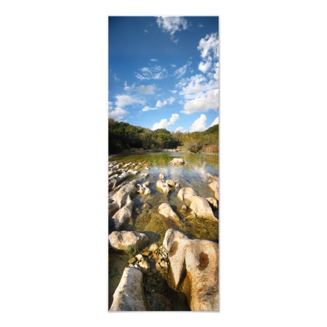 Impression Photo Sculpture Falls Barton Creek à Austin Texas 2 (Devant)