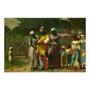 Impression Photo Se préparant pour le Carnaval par Winslow Homer