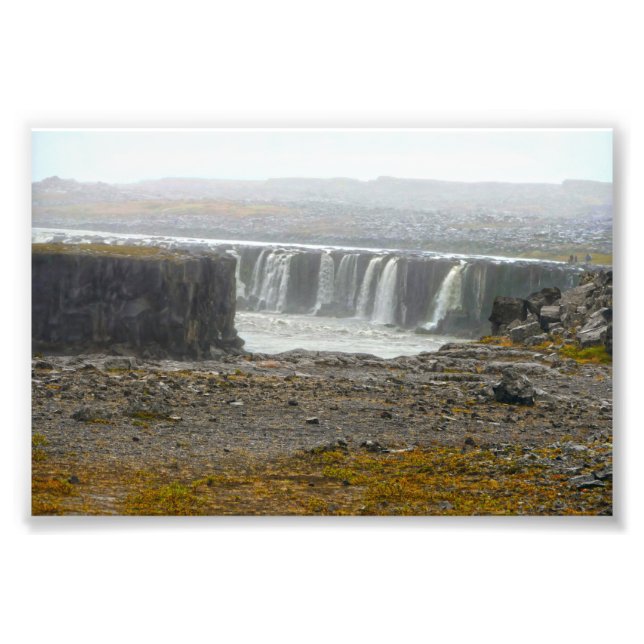 Impression Photo Selfoss, Cascade, Parc Jökulsárgljúfur, Islande (Devant)