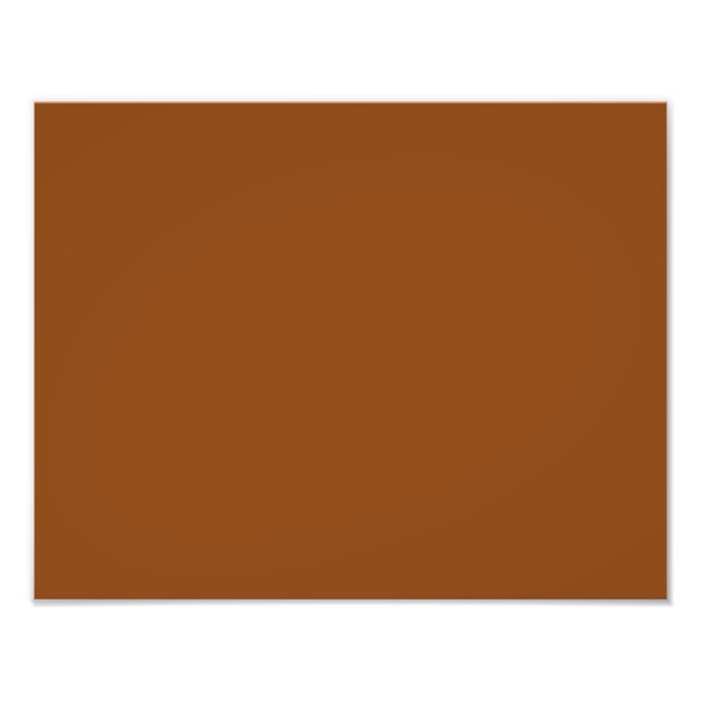 Impression Photo selle couleur brun (Devant)