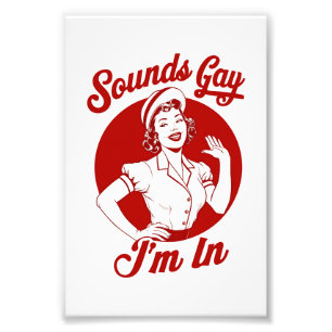 Impression Photo Semble gay je suis en cowgirl lesbienne vintage ho