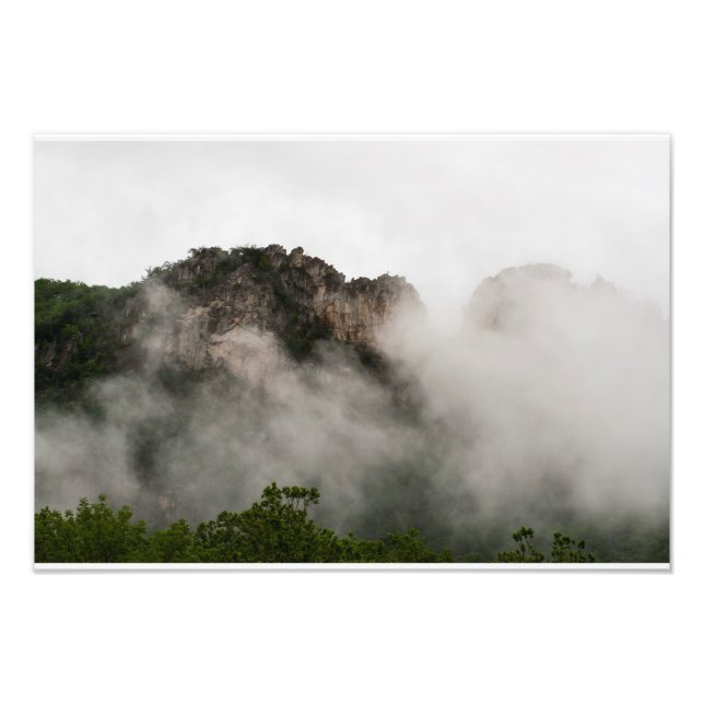 Impression Photo Seneca Rocks, Virginie-Occidentale (Devant)