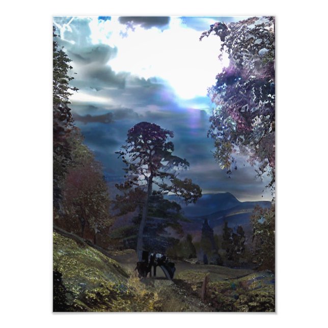 IMPRESSION PHOTO SENTIER DE MONTAGNE (Devant)