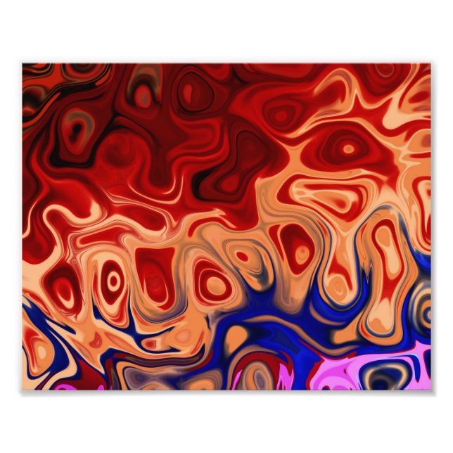 Impression Photo Sentiment de vie : Art Abstrait 3 (Devant)