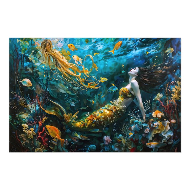 Impression Photo « Seraphina » – Belle Sirène Mystique (Devant)