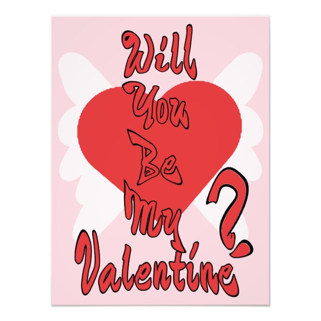 Impression Photo Seras-tu mon Saint-Valentin? (Devant)