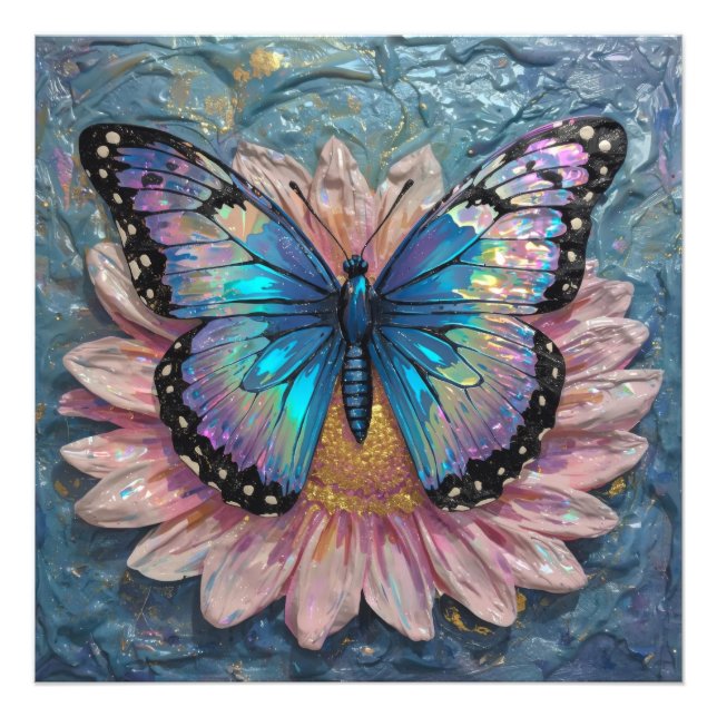 Impression Photo Serene Bloom Immersed in Rich Color (Devant)