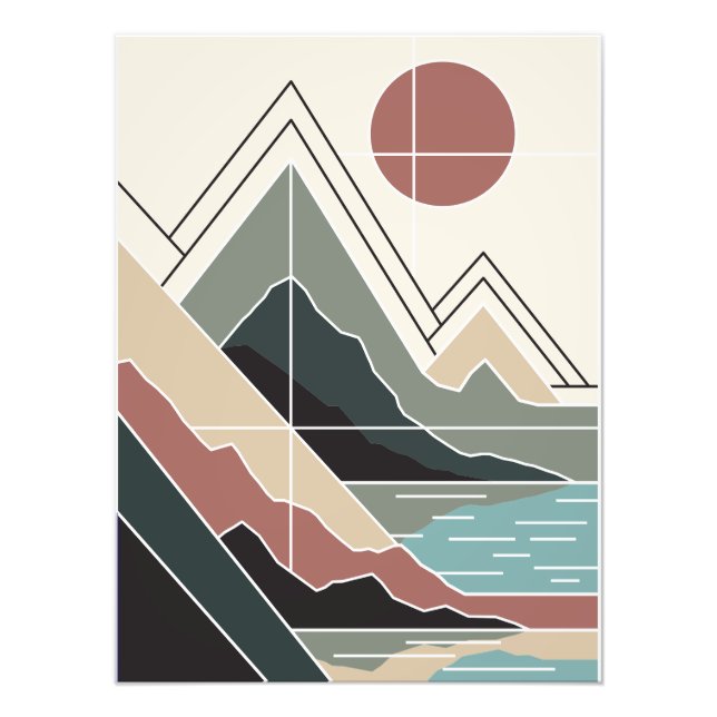 Impression Photo Serene Peaks (Devant)