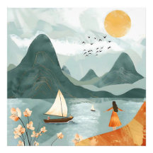 Sérénité au bord de la mer