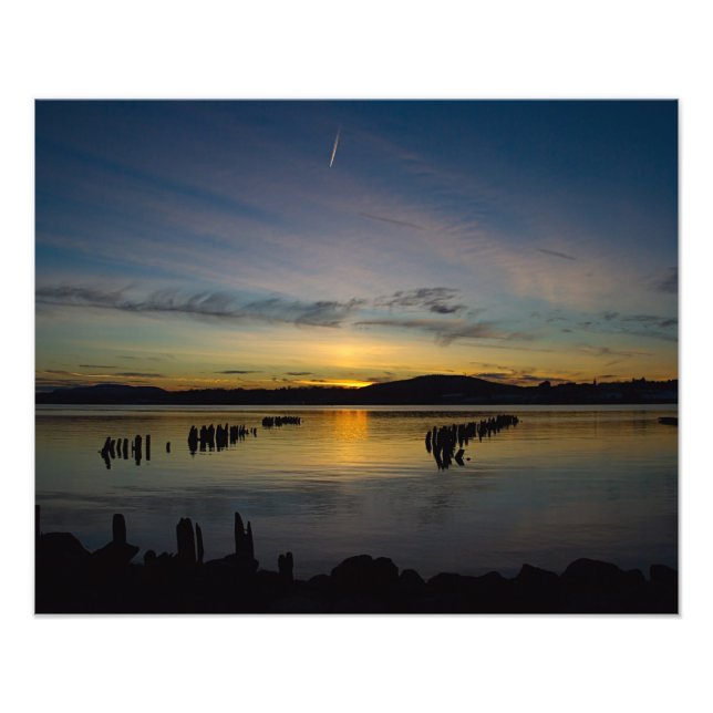 Impression Photo Sérénité sous le paysage (Devant)