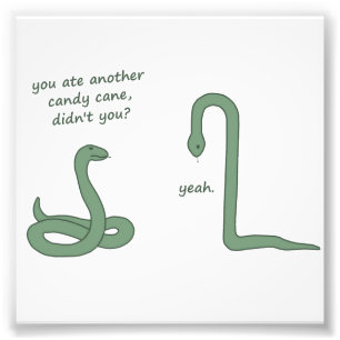 Impression Photo Serpent de sucre de canne