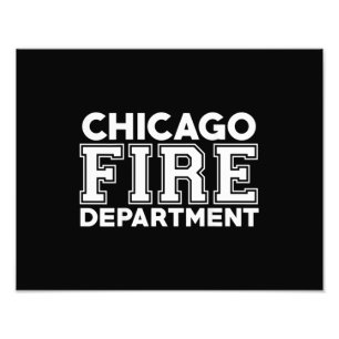 Impression Photo Service des pompiers de Chicago Secourt
