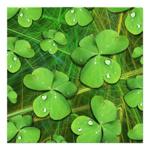 Impression Photo Shamrock vert St Patrick iPhone 5 Coque-Mate
