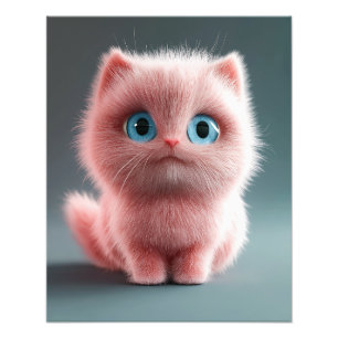 Impression Photo Shmu - Le chaton rose