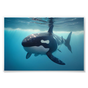 Impression Photo Shorca, Shark/Orca Hybrid, Humour