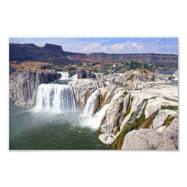Impression Photo Shoshone Falls sur la rivière Snake, Idaho (Devant)