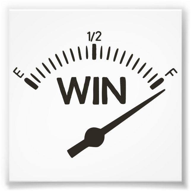 Impression Photo Si plein de Gage de Win (Devant)