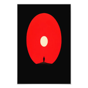 Impression Photo Silhouette Abstraite minimaliste