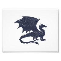 Silhouette de dragon - Choisir la couleur arrière