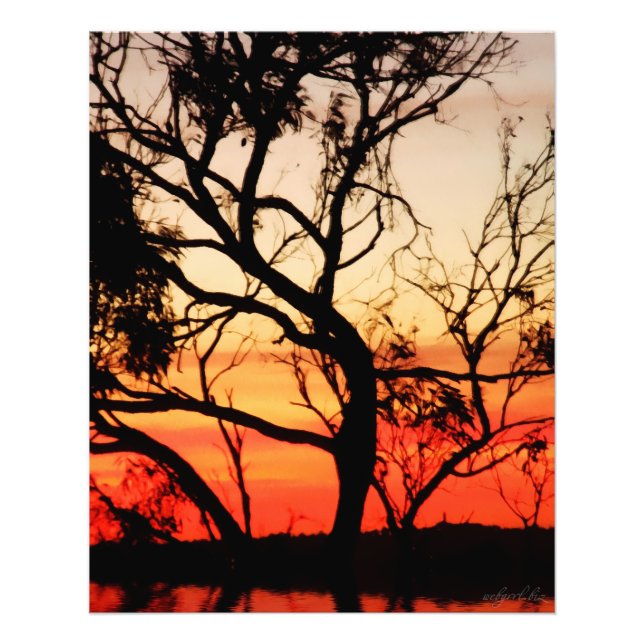 Impression Photo Silhouette de l'Art Vivant (Devant)