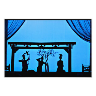 Impression Photo Silhouette du spectacle Xi'an