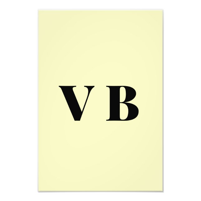 Impression Photo simple couleur pastel personnalisée minimale solid (Devant)