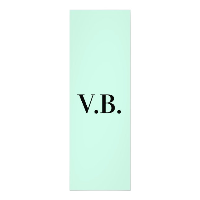 Impression Photo Simple couleur solide ajouter le nom du texte mono (Devant)