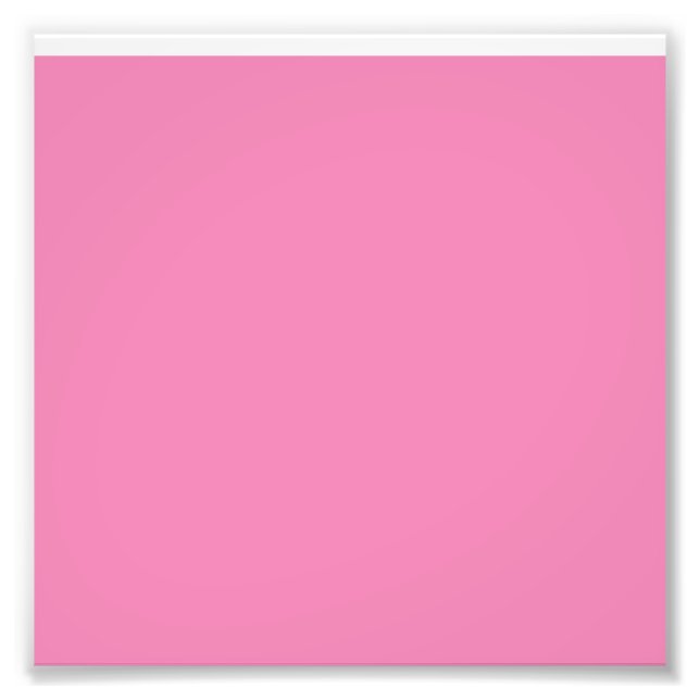Impression Photo simple couleur solide minimale personnalisée (Devant)