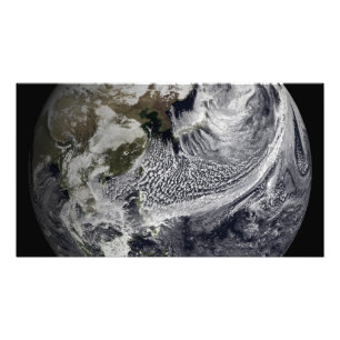 Impression Photo Simulation de nuage d'une seule journée 3