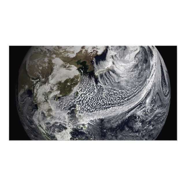 Impression Photo Simulation de nuage d'une seule journée 3 (Devant)