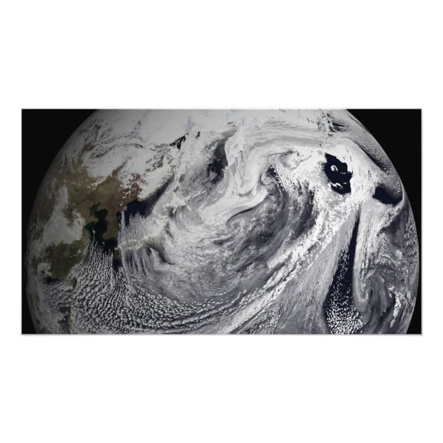 Impression Photo Simulation de nuage d'une seule journée 4 (Devant)