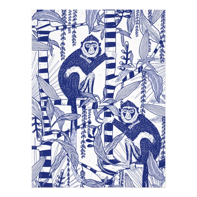Impression Photo Singe dans la jungle (Devant)