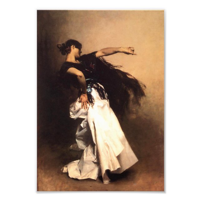 Impression Photo Singer Sargent Spanish Dancer Print (Devant)