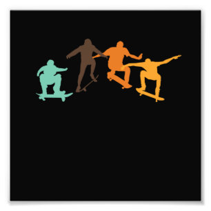 Impression Photo Skateboard Retro Skateboard Skateboard Skateboard