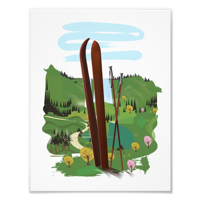 Impression Photo Ski (Devant)