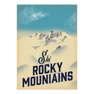 Impression Photo Ski Rocky Mountains USA
