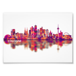 Impression Photo Skyline Allemagne de Cologne